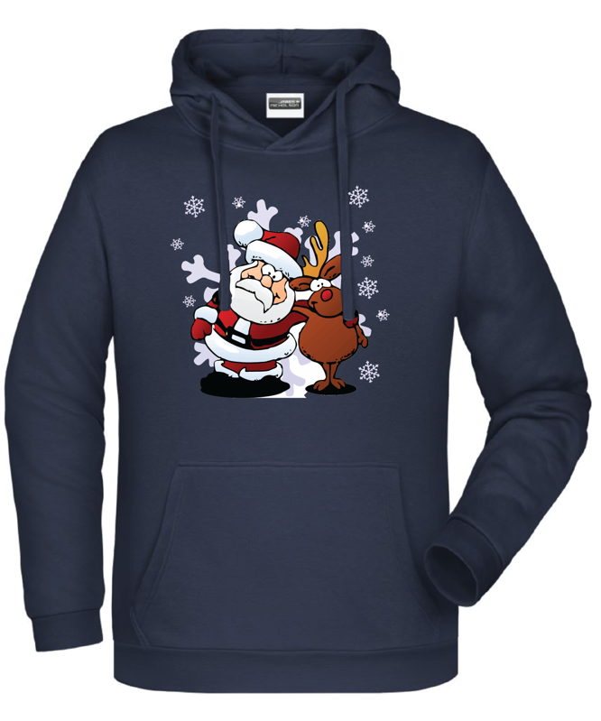 Vianočná mikina - Santa a sobík