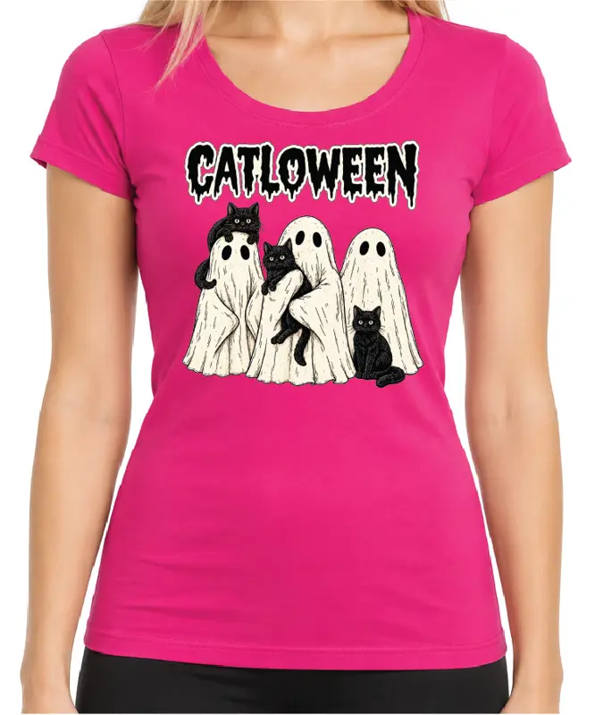 Tričko - CATLOWEEN  (Halloween)
