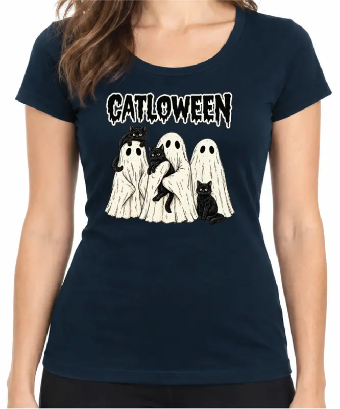 Tričko - CATLOWEEN  (Halloween)