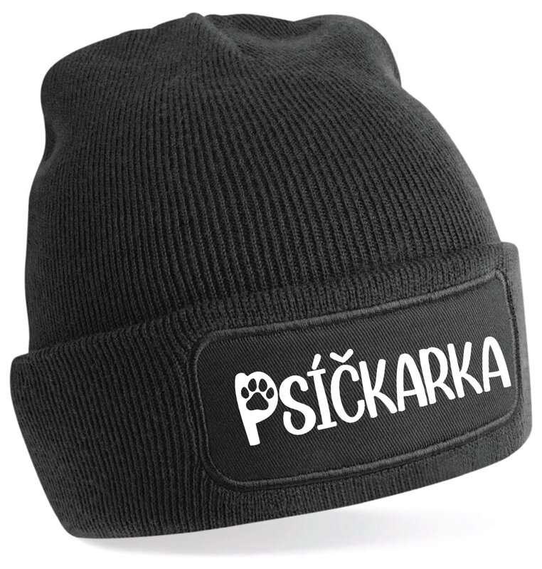 Čiapka s potlačou - Psíčkarka Čiapka s potlačou - Psíčkarka