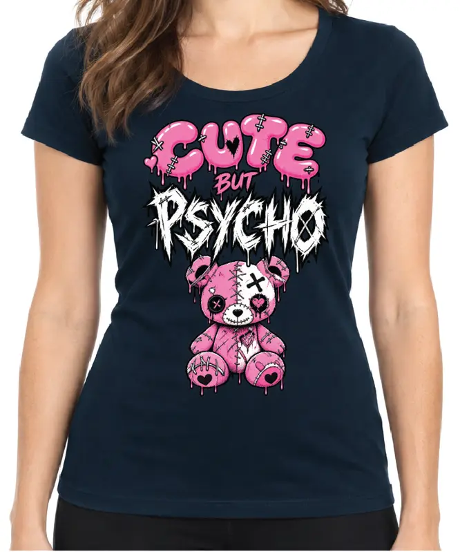Dámske tričko - CUTE but PSYCHO