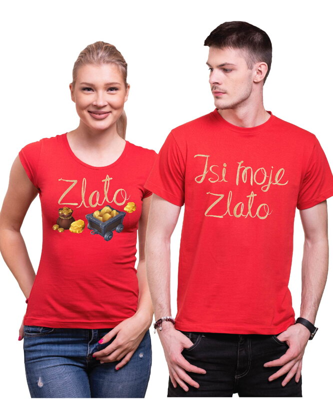 Partnerské tričká - Stratené srdce (cena za 2ks) Partnerské tričká - Stratené srdce (cena za 2ks)
