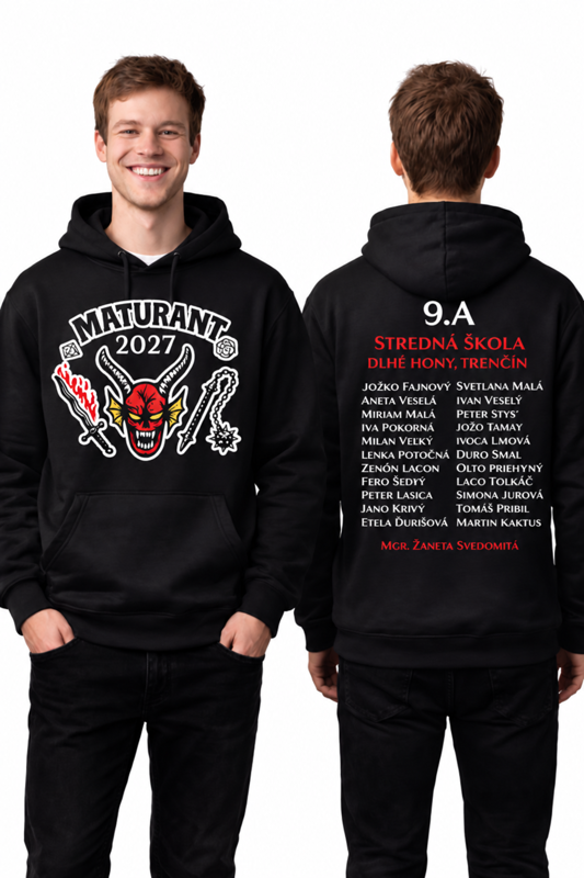 Maturantská mikina- Hellfire Club Stranger Things