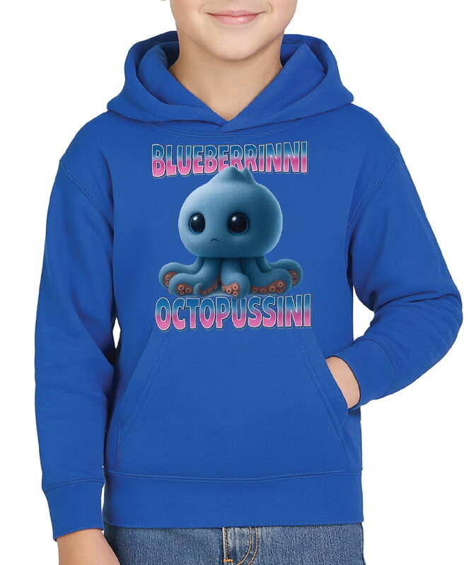 Mikina - Blueberrini Octopussini (Talianský brainrot) Mikina - Blueberrini Octopussini (Talianský brainrot)