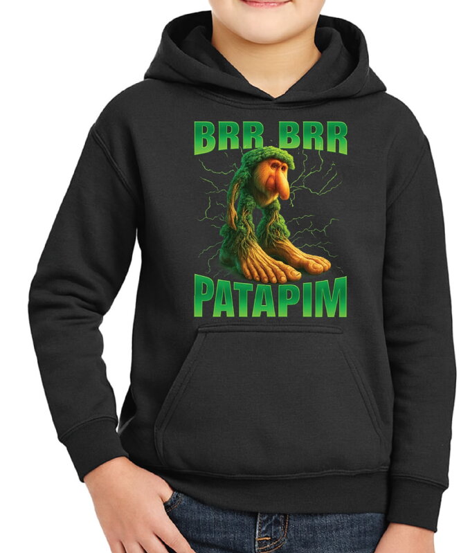 Mikina - Brr brr Patapim (Talianský brainrot) Mikina - Brr brr Patapim (Talianský brainrot)