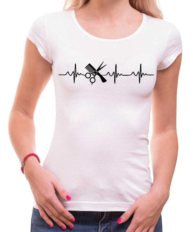 Tričko - EKG Kaderníčka Tričko - EKG Kaderníčka