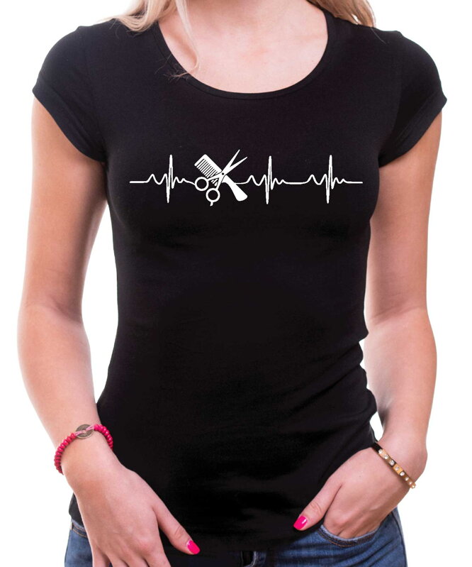 Tričko - EKG Kaderníčka Tričko - EKG Kaderníčka