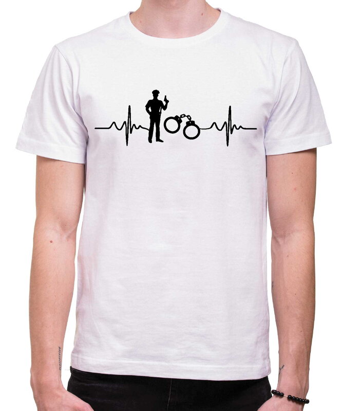 Tričko - EKG Policajt Tričko - EKG Policajt