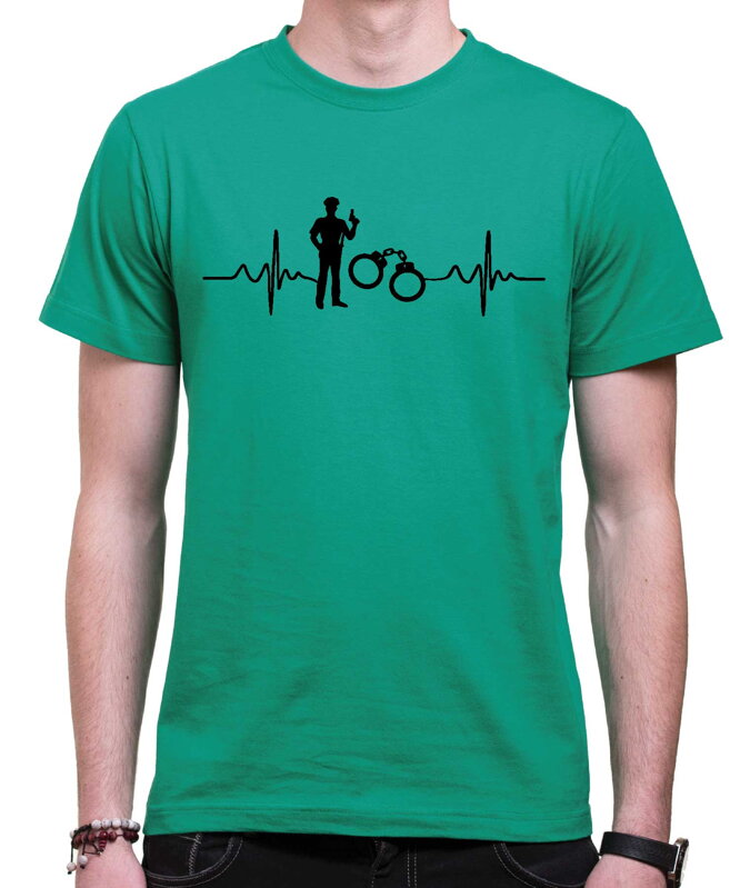 Tričko - EKG Policajt Tričko - EKG Policajt