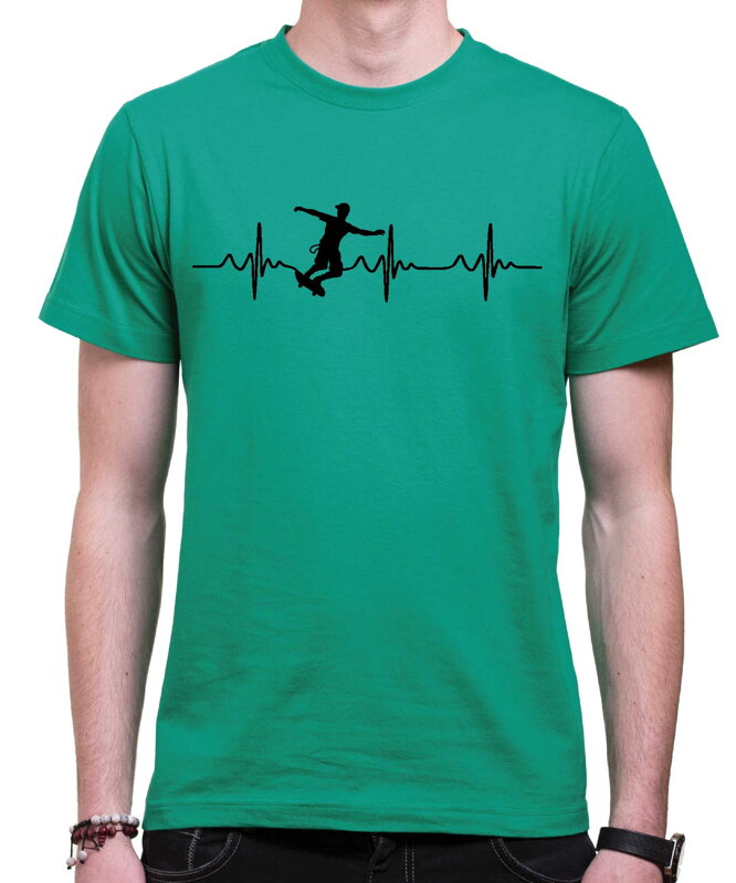 Tričko - EKG skateboard Tričko - EKG skateboard
