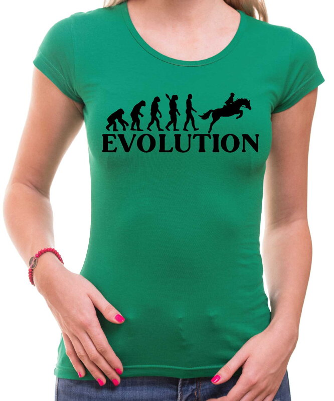 Tričko - Evolúcia Koník