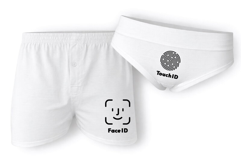 Sada trenky + nohavičky : Face ID, Touch ID