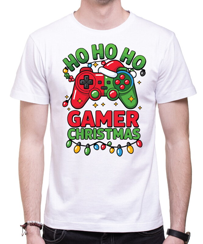 Vianočné tričko - GAMER CHRISTMAS