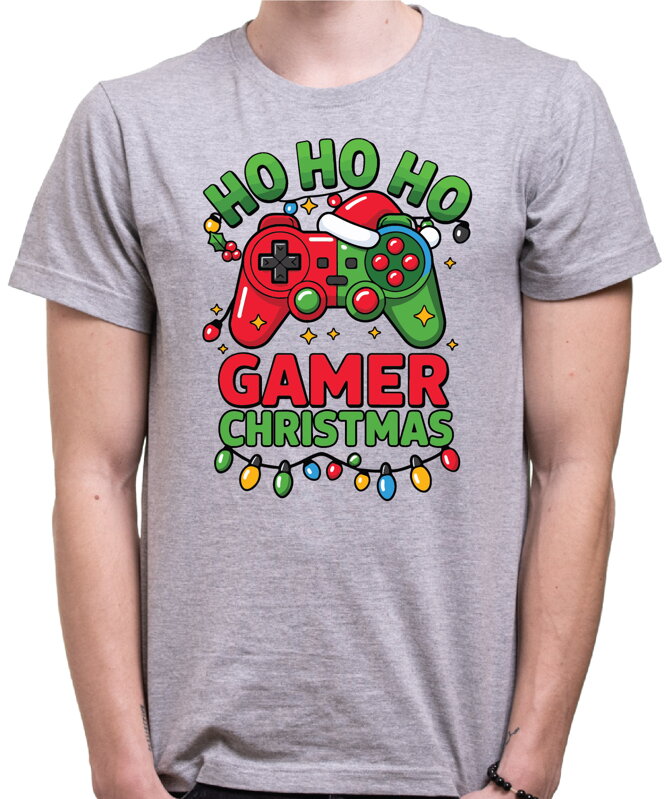 Vianočné tričko - GAMER CHRISTMAS