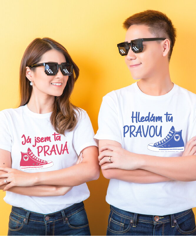 Partnerské tričká - Som magnet na problémy 2ks Partnerské tričká - Som magnet na problémy 2ks