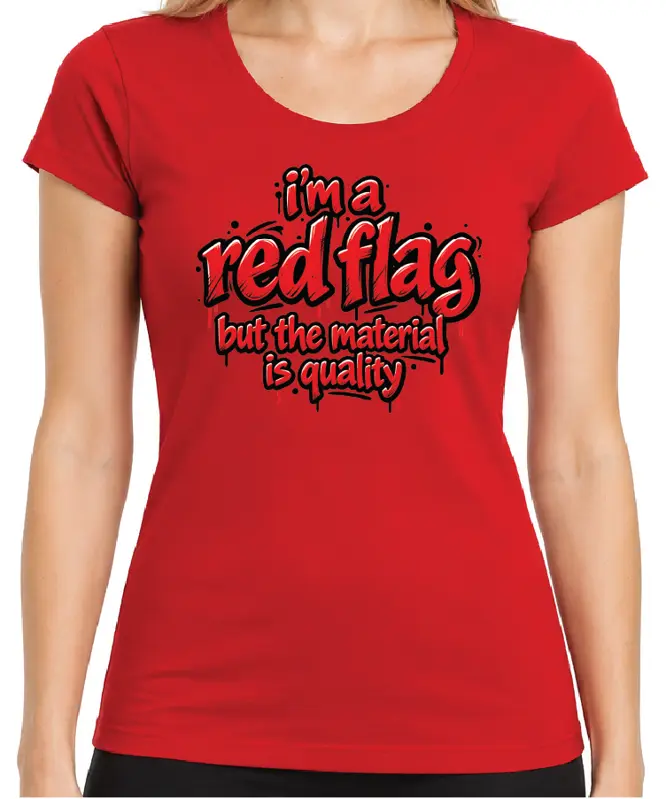Tričko - i'm a red flag