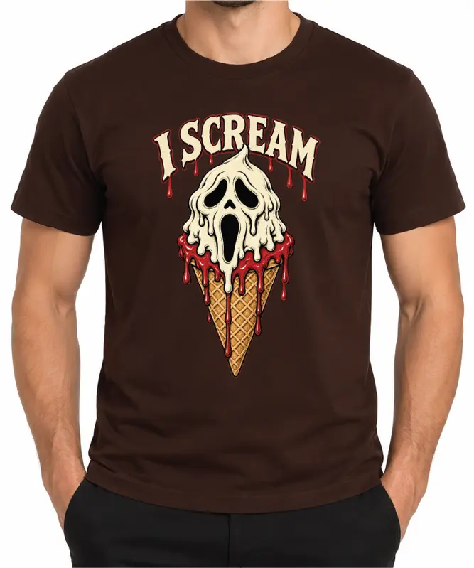 Tričko - I SCREAM  (Halloween)