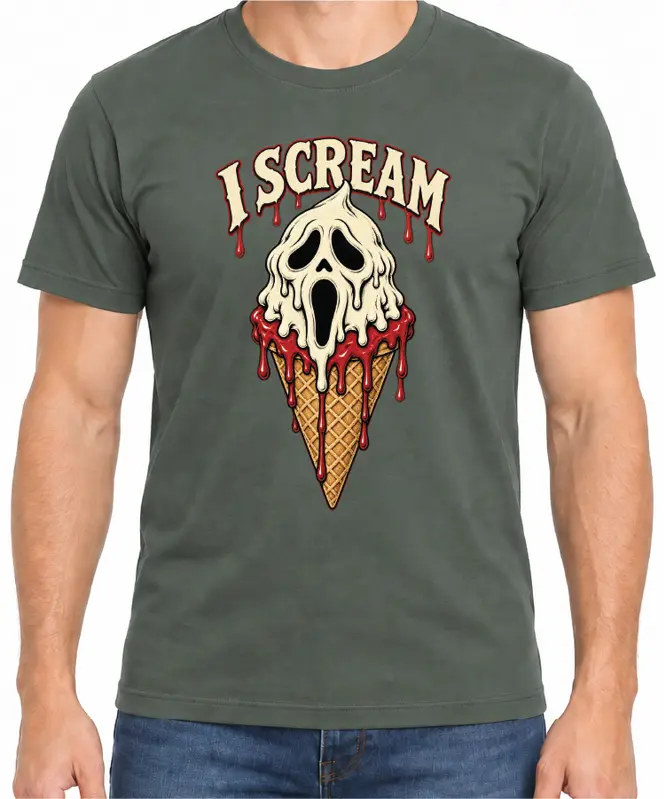 Tričko - I SCREAM  (Halloween)