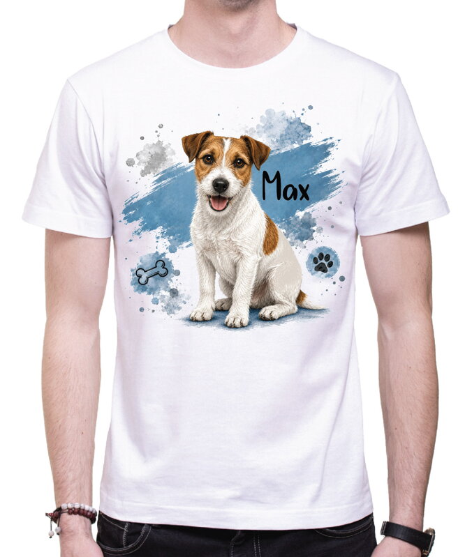 Tričko pre psíčkarov - Modrý Jack Russell Teriér