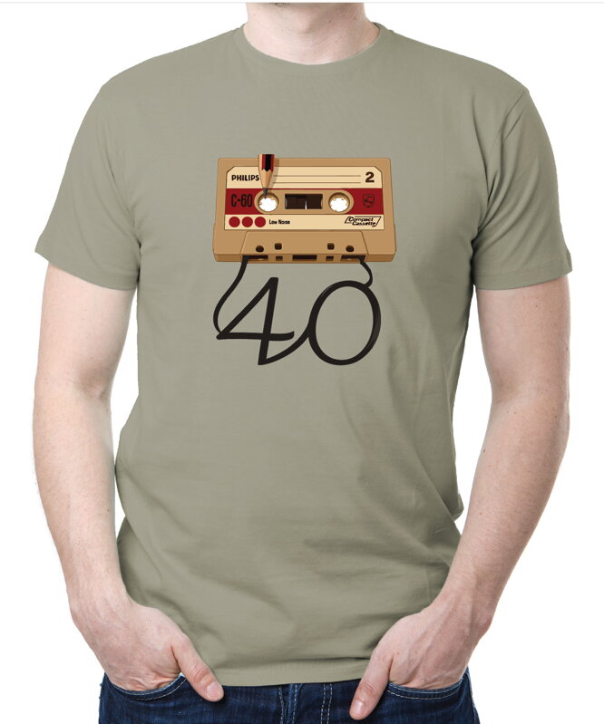 Narodeninové tričko - Kazeta 40 Narodeninové tričko - Kazeta 40