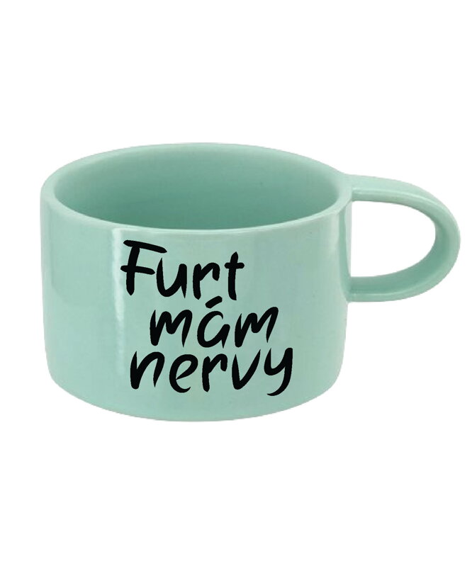Hrnček Makronka - Furt mám nervy Hrnček Makronka - Furt mám nervy