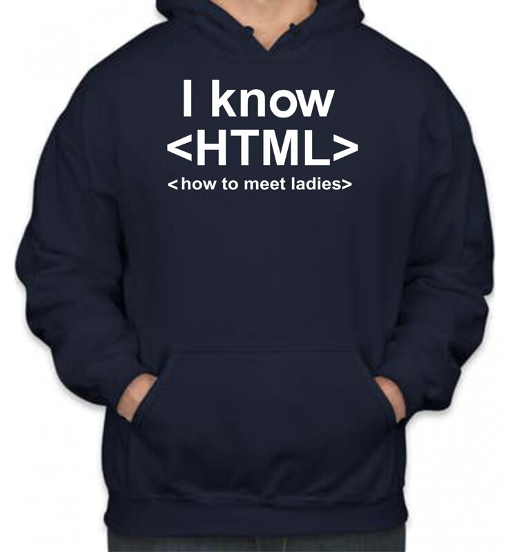 Mikina I know HTML