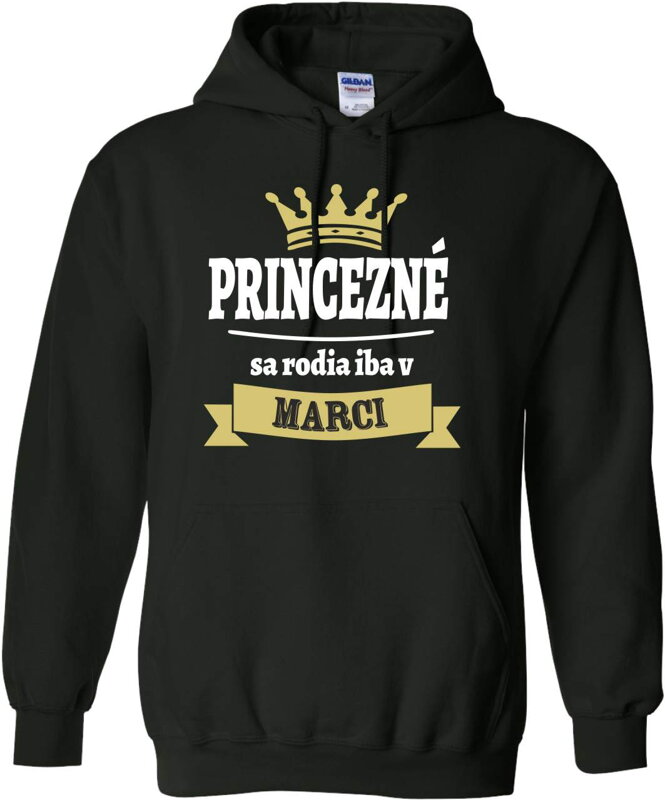 Dámska mikina -Princezné sa rodia iba v ... (zvolte mesiac) Dámska mikina -Princezné sa rodia iba v ... (zvolte mesiac)