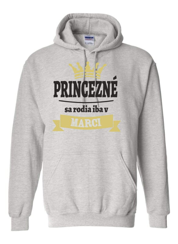 Dámska mikina -Princezné sa rodia iba v ... (zvolte mesiac) Dámska mikina -Princezné sa rodia iba v ... (zvolte mesiac)