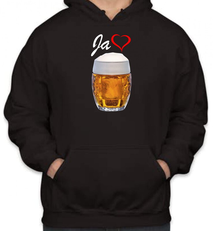 Mikina - Ja milujem pivo Mikina - Ja milujem pivo