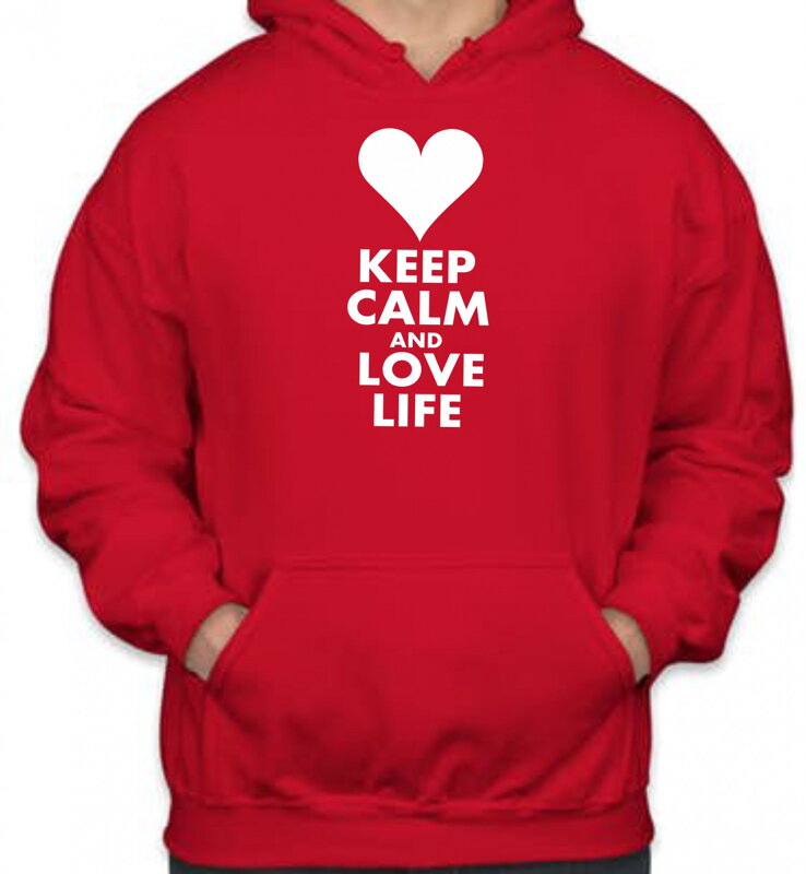 Mikina KEEP CALM AND LOVE LIFE Mikina KEEP CALM AND LOVE LIFE
