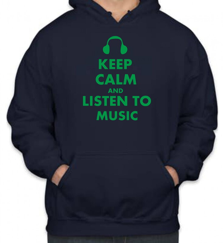 Mikina KEEP CALM AND LISTEN TO MUSIC