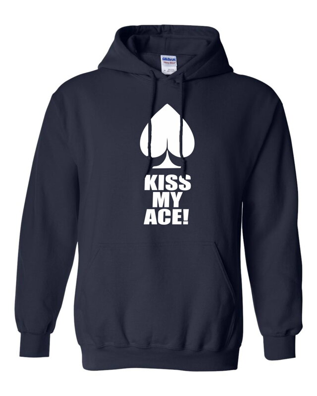 Pokrová mikina - Kiss my ace Pokrová mikina - Kiss my ace