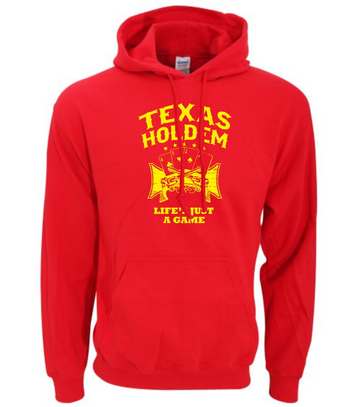 Mikina - Texas holdem, Life is a game