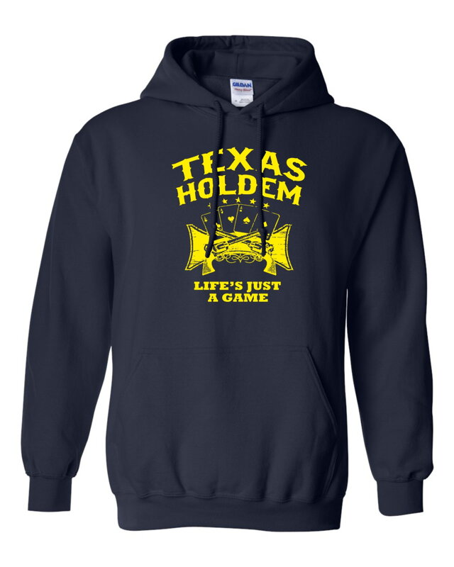 Mikina - Texas holdem, Life is a game