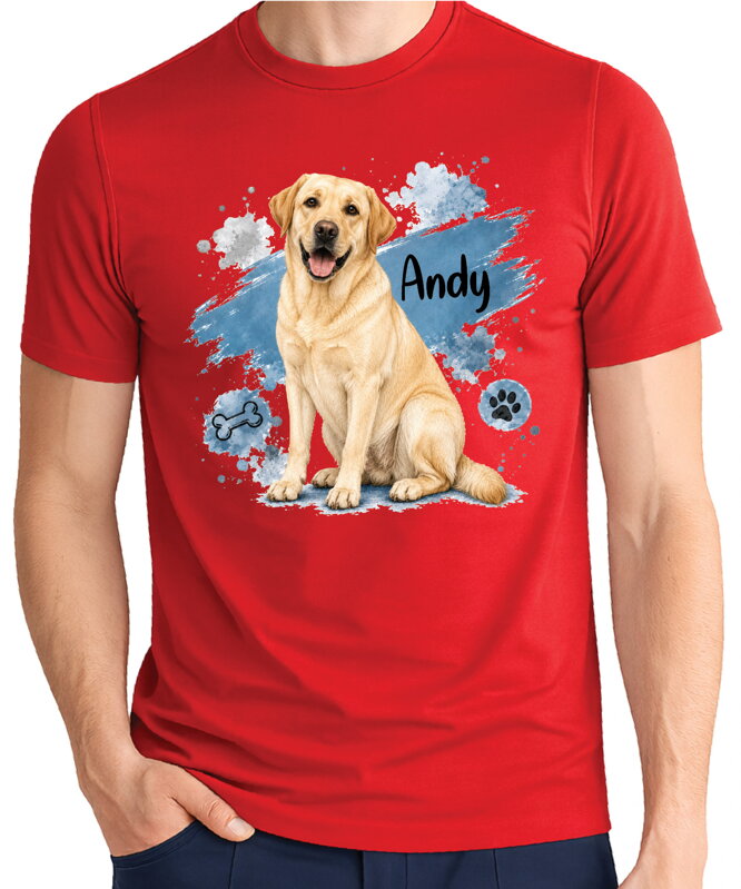 Tričko pre psíčkarov - Modrý labrador