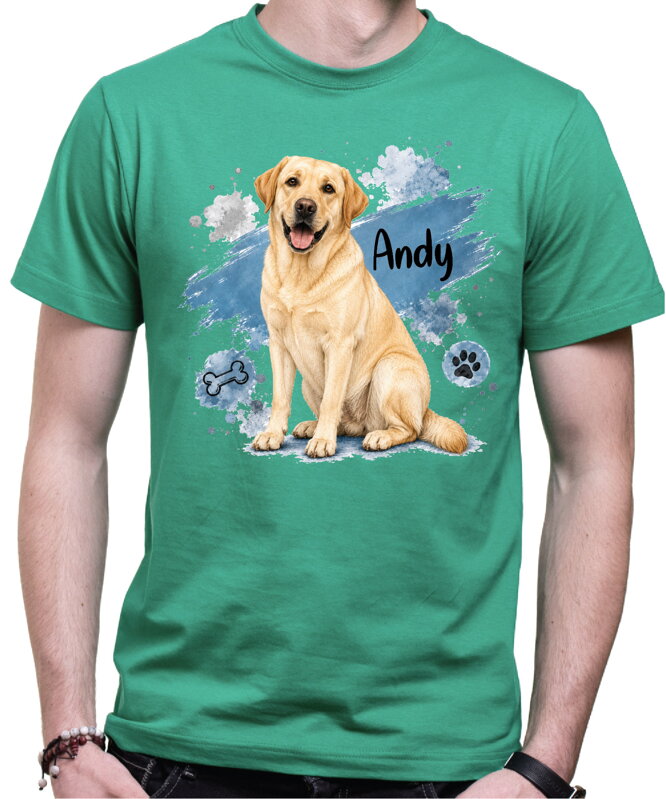 Tričko pre psíčkarov - Modrý labrador