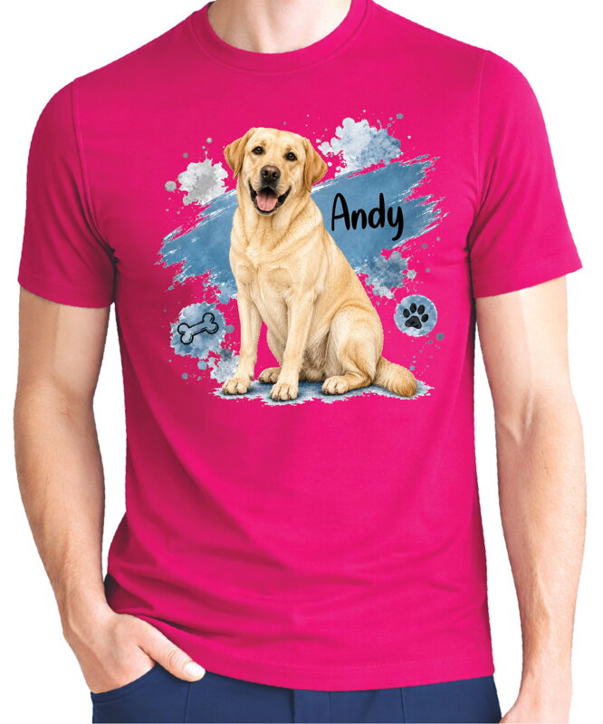 Tričko pre psíčkarov - Modrý labrador