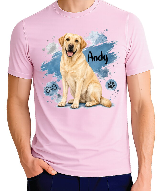 Tričko pre psíčkarov - Modrý labrador