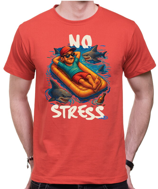 Vodácke tričko - No Stress