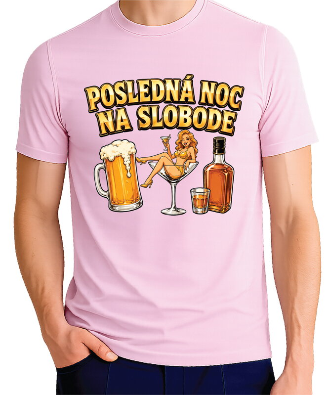 Pánske tričko - Posledná noc na slobode