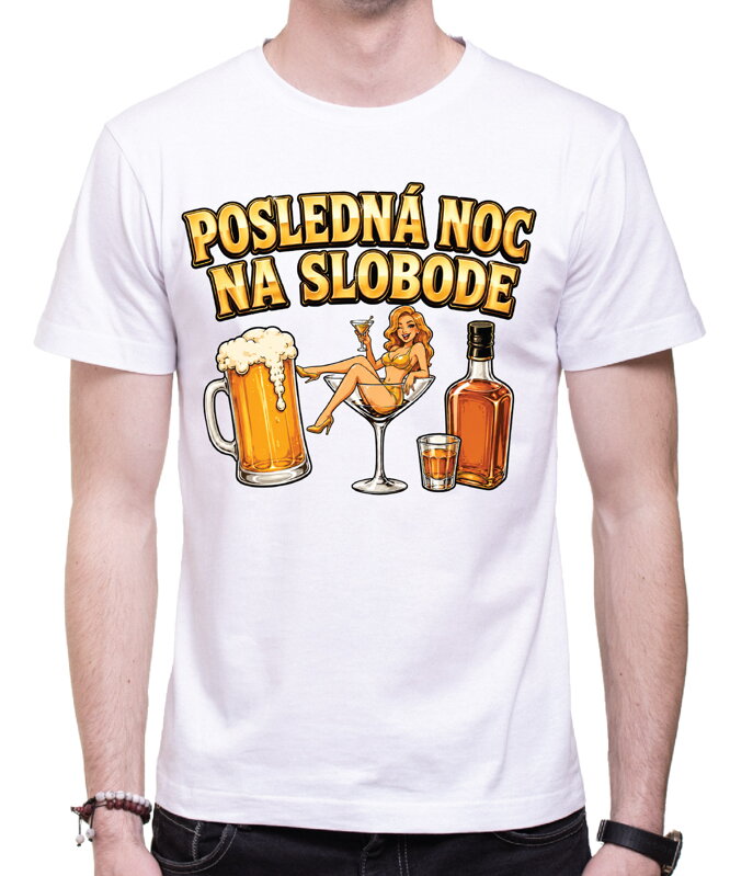 Pánske tričko - Posledná noc na slobode