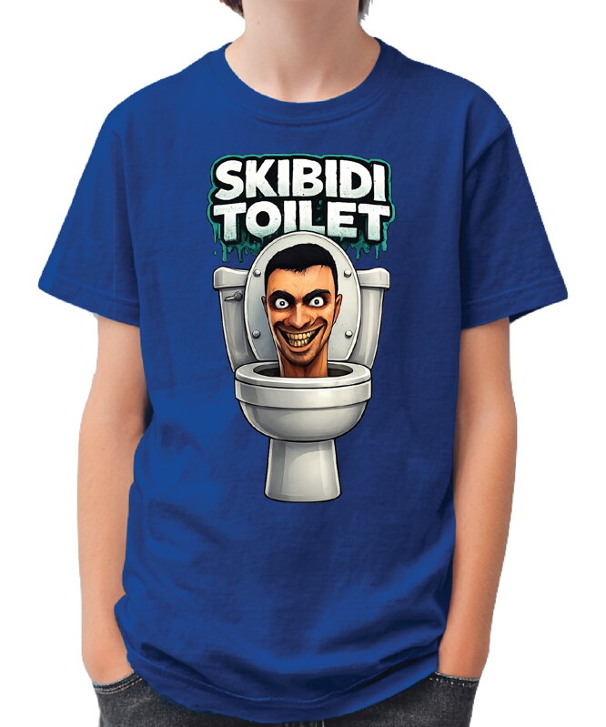 Tričko Skibidi Toilet – vtipná potlač s toaletou