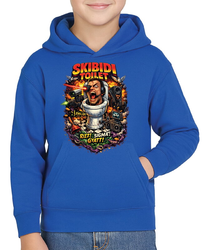 Mikina - Skibidi Toilet All in - RIZZ, SIGMA, GYATT