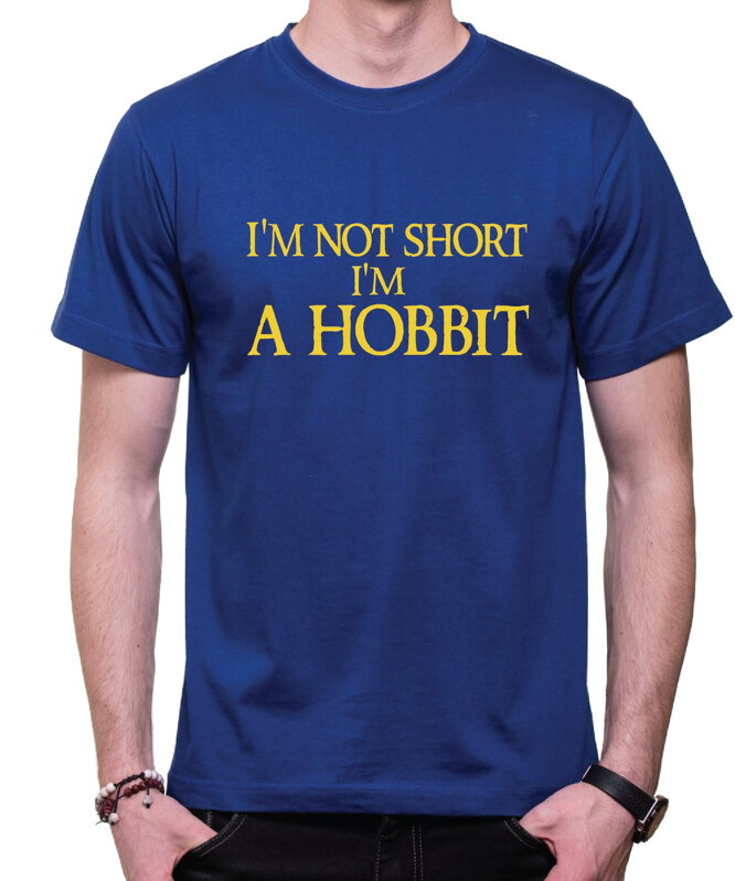 Tričko - I'm Not Short I'm A Hobbit