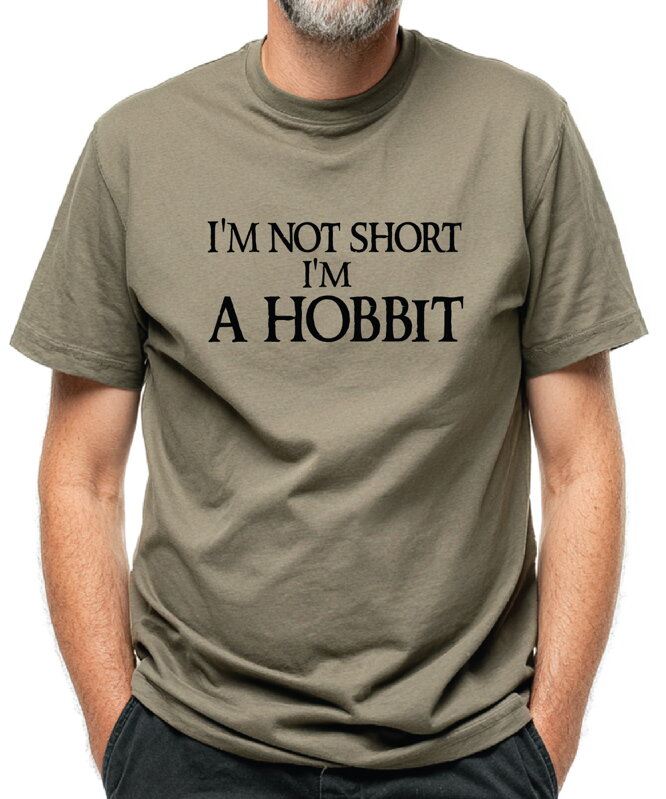 Tričko - I'm Not Short I'm A Hobbit