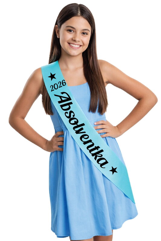 Šerpa/stuha - ABSOLVENTKA tlačené (vlastný rok)