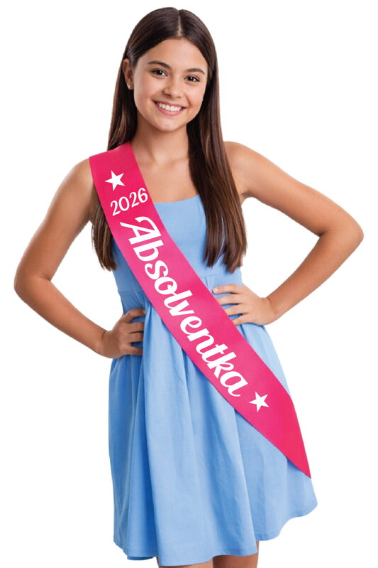 Šerpa/stuha - ABSOLVENTKA tlačené (vlastný rok)