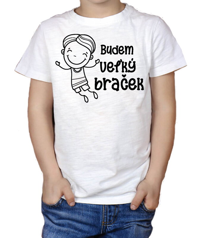 Detské tričko - Budem veľký braček
