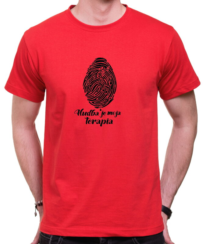 Tričko - Hudba je moja terapia Tričko - Hudba je moja terapia