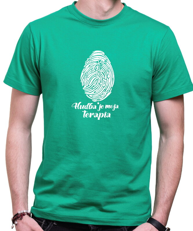 Tričko - Hudba je moja terapia Tričko - Hudba je moja terapia